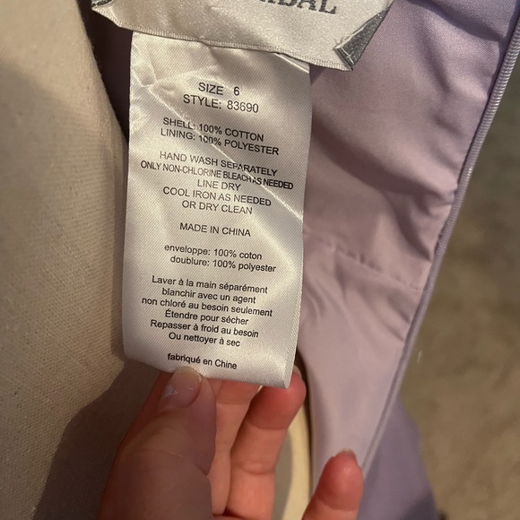 Sz 6 David’s Bridal Iris color bridesmaid’s dress - Picture 6 of 6